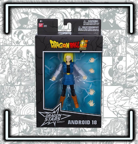 Figura Dragon Ball Super Dragon Stars Android 18 Bandai