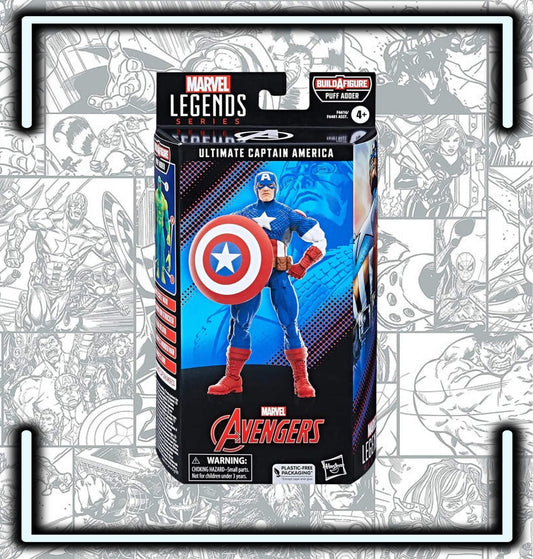 Figura Marvel Legends Capitan America Retro - Comics Store Colombia