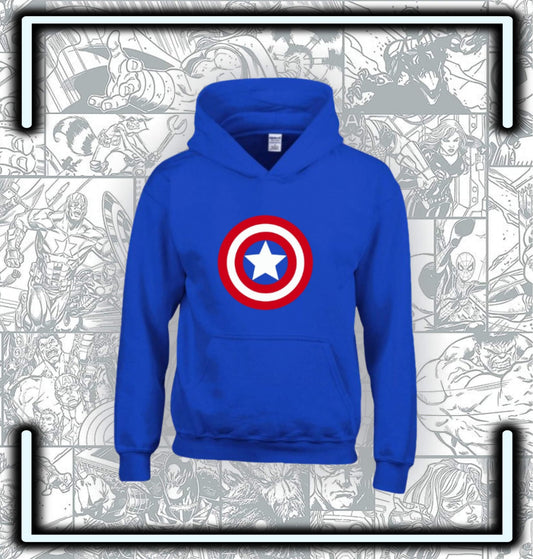 Hoodie Capitan America - Comics Store Colombia